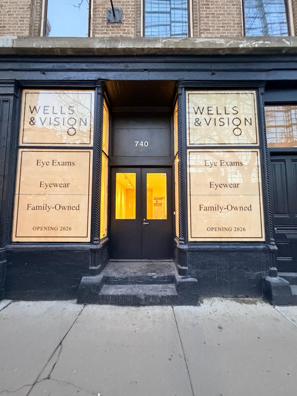 Wells & Vision storefront at 740 N Wells Street